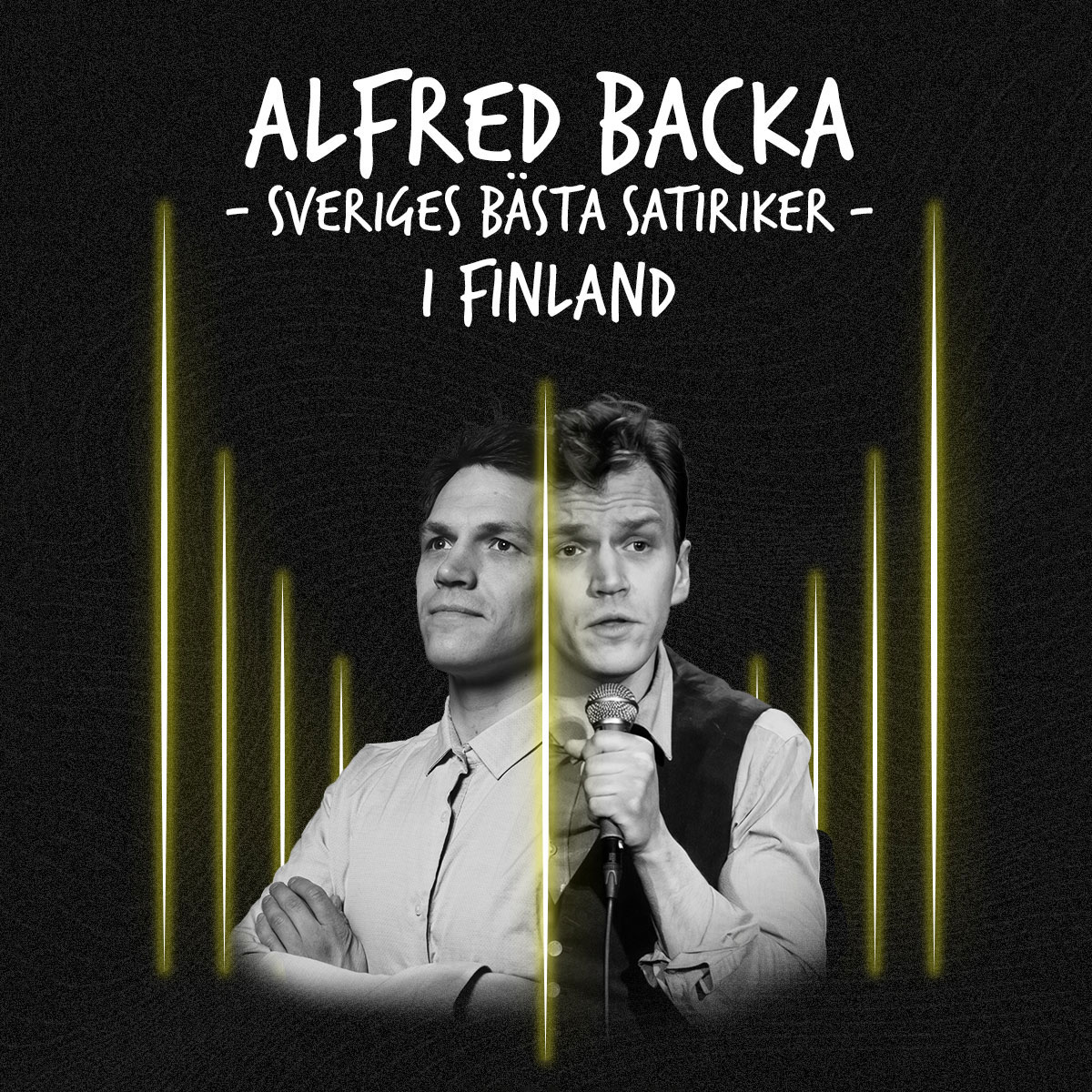 Alfred Backa: Sveriges bästa satiriker – i Finland | Biljetter hos Kulturaktiebolaget