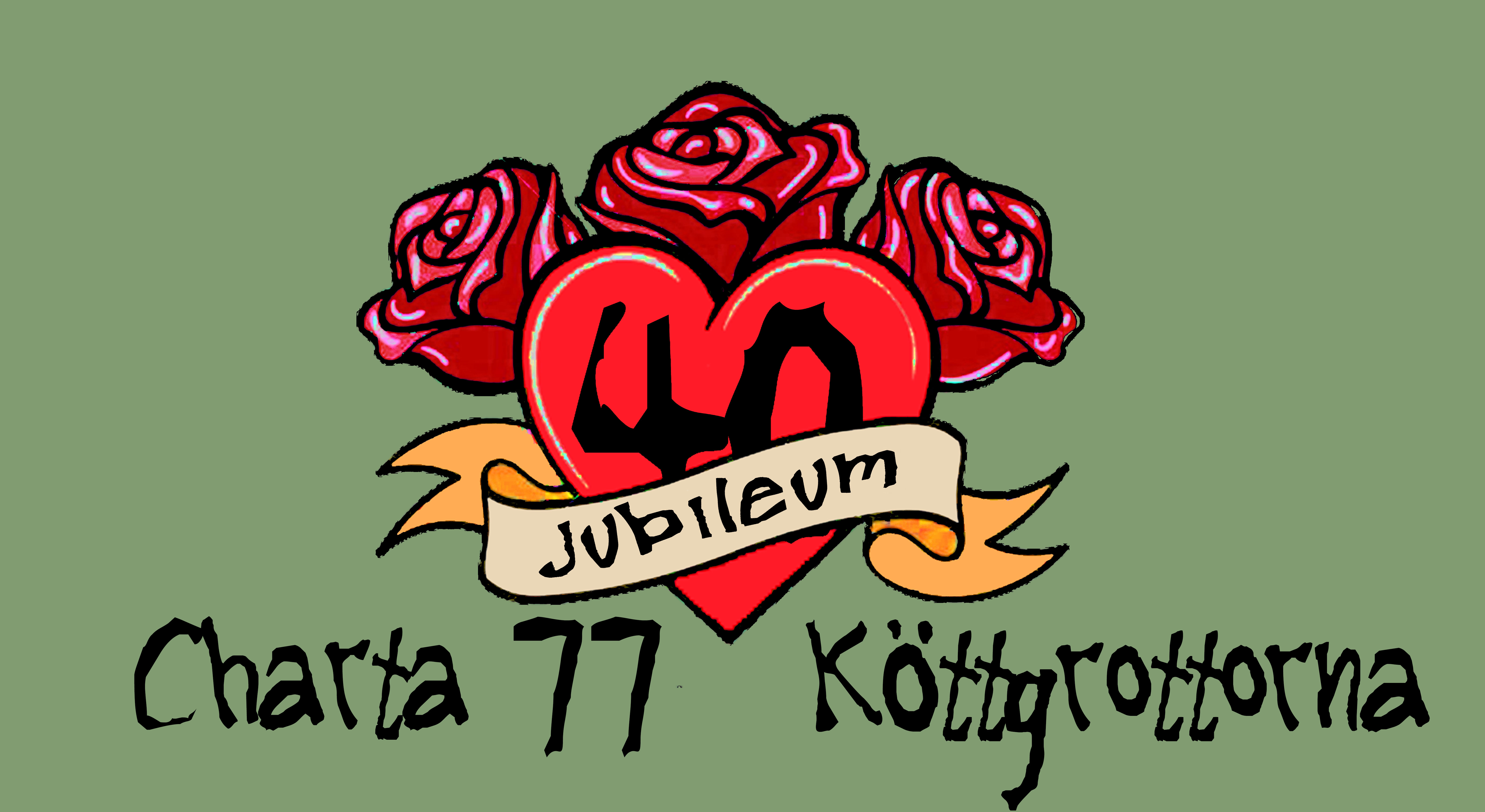 40-årsjubileum med Charta 77 och Köttgrottorna
