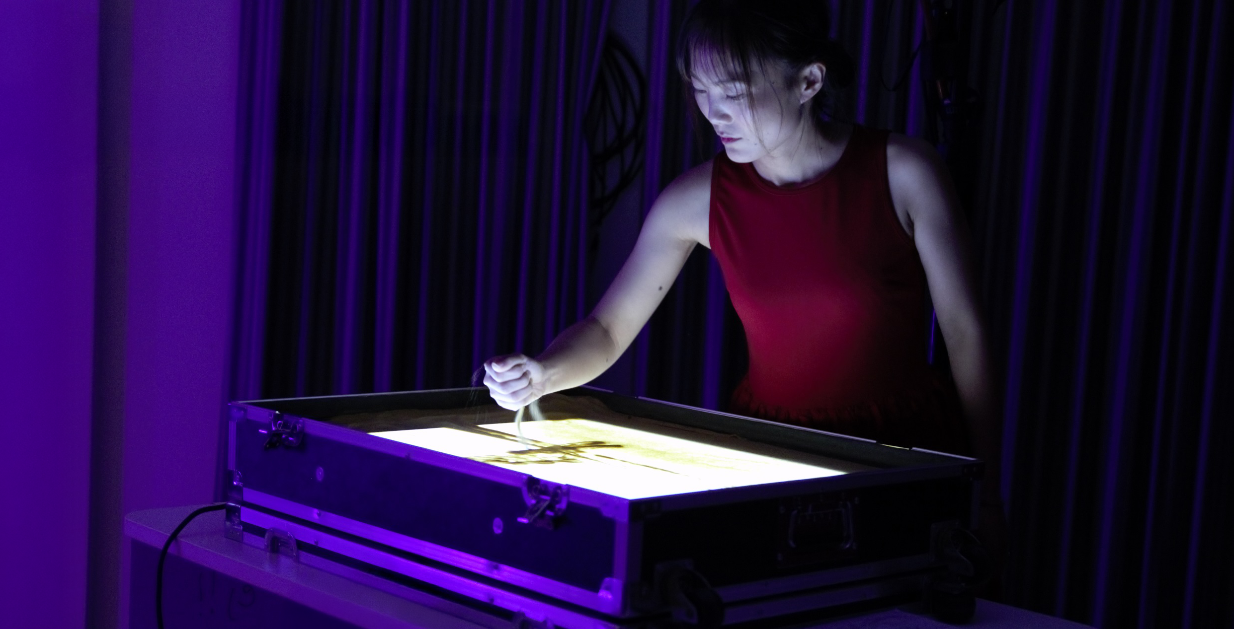 Chloe Wang är sand-artist – Kulturaktiebolaget