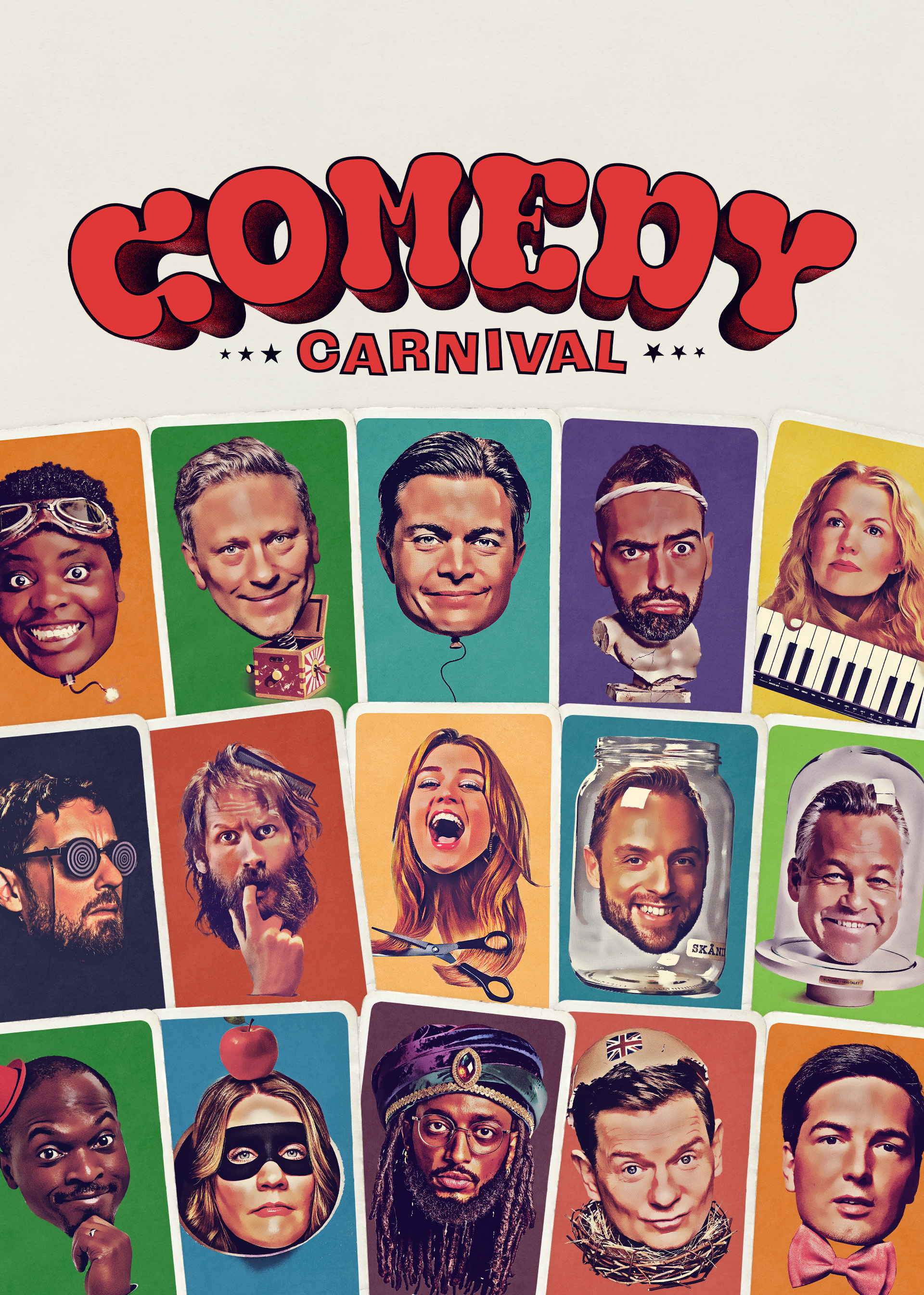 Sommarens stora standupshow Comedy Carnival 2026 – Biljetter hos Kulturaktiebolaget