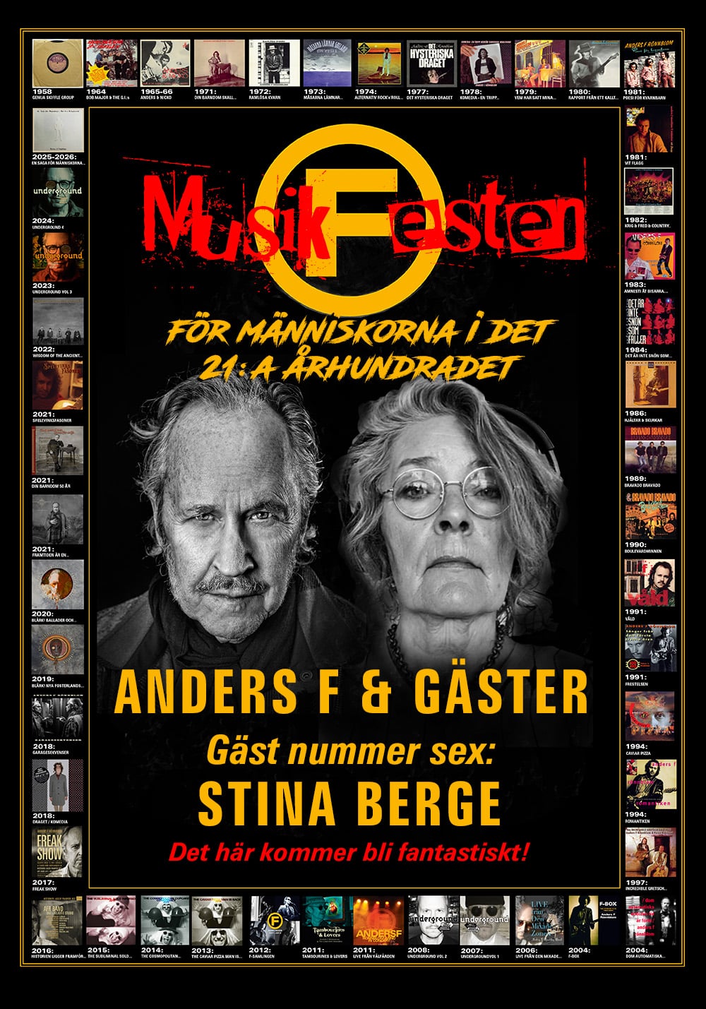 Anders F Rönnblom & Stina Berge – Den stora musikfesten – Kulturaktiebolaget
