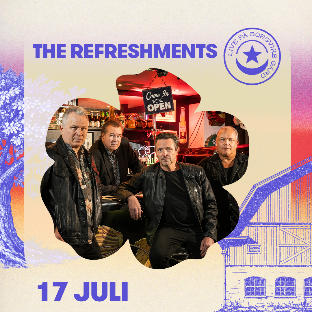 The Refreshments spelar Live p&aring; Borgviks g&aring;rd &ndash; k&ouml;p biljetter p&aring; kulturaktiebolaget.se