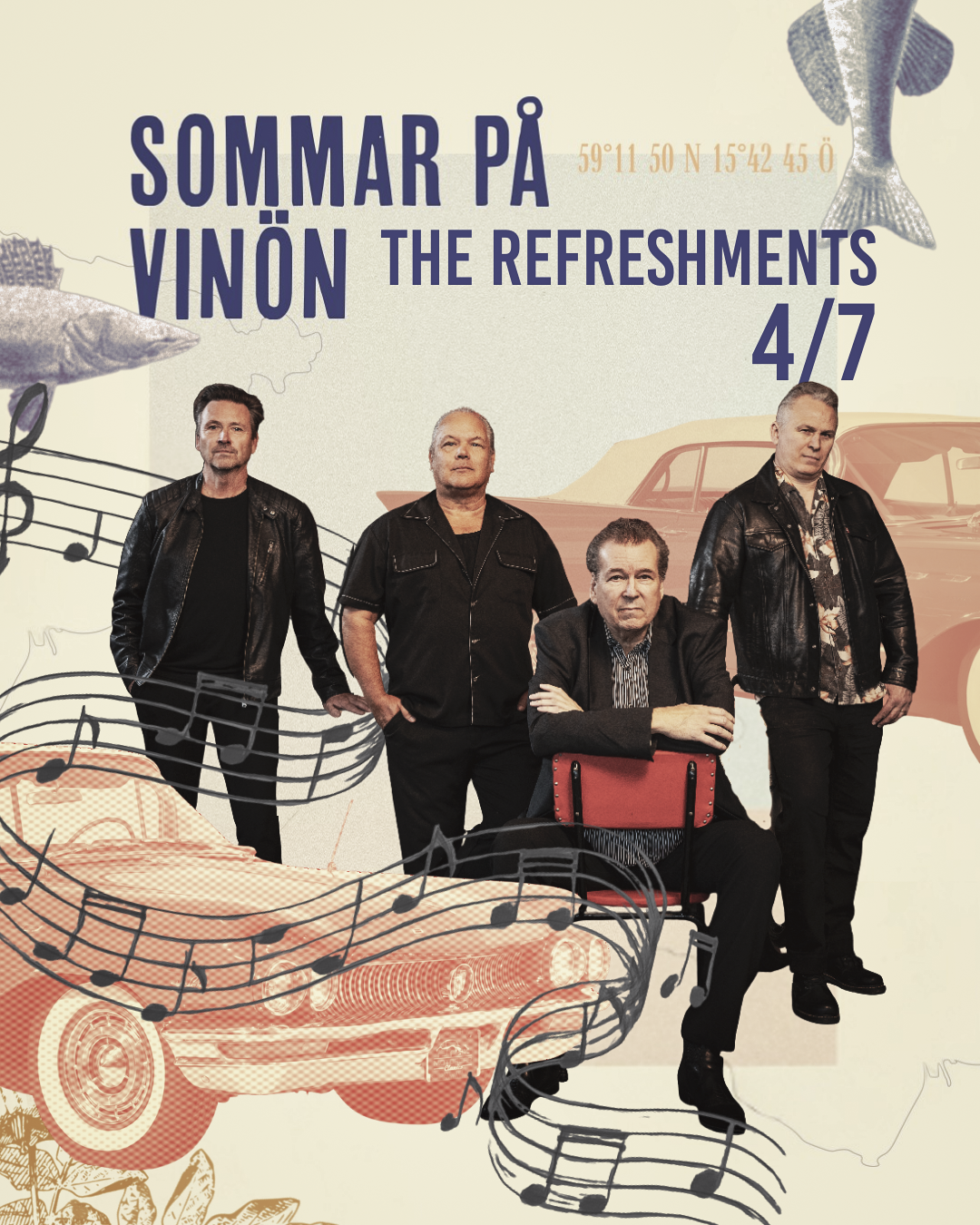 Sommar p&aring; Vin&ouml;n &ndash; The Refreshments &ndash; Kulturaktiebolaget