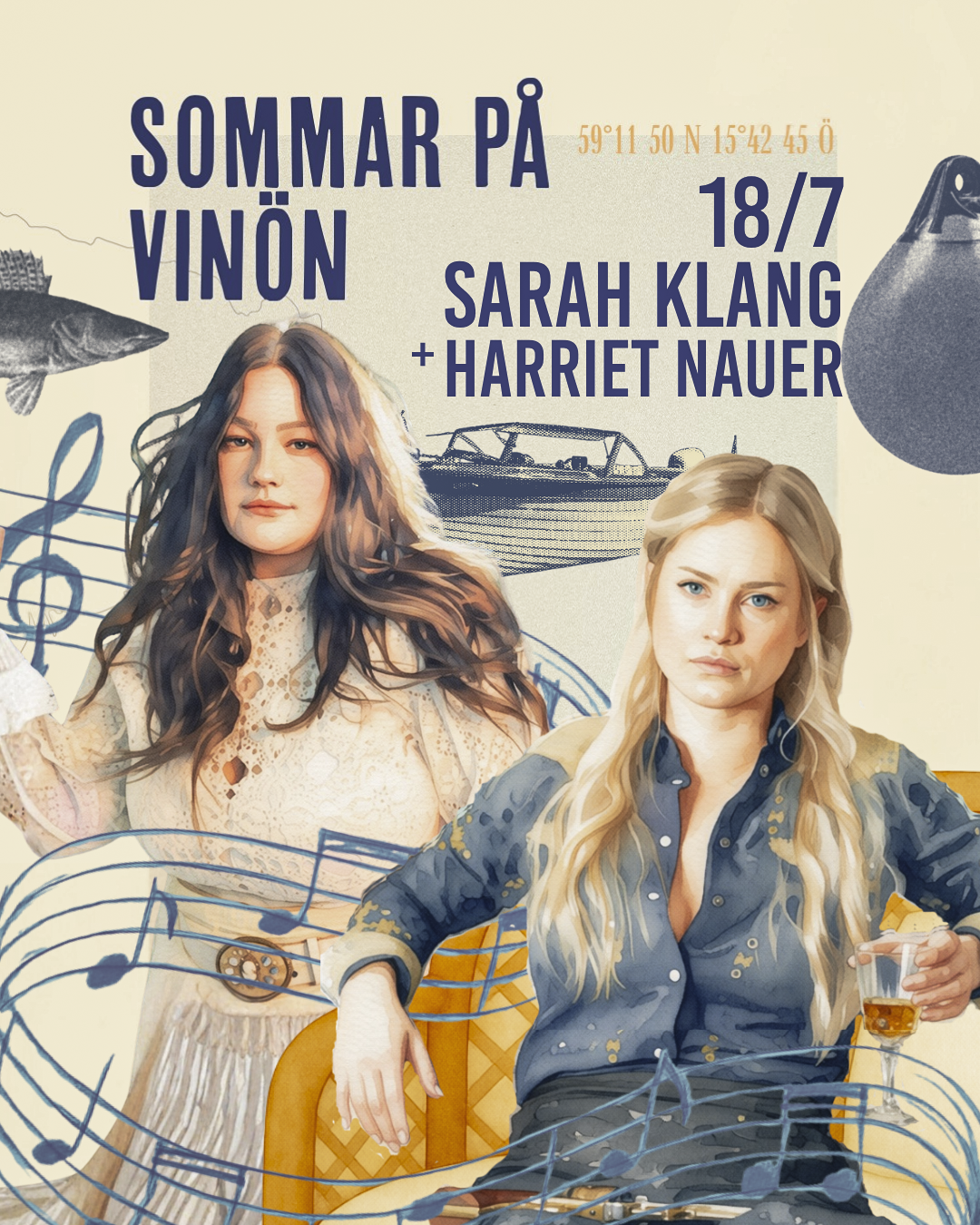 Sommar p&aring; Vin&ouml;n &ndash; Sarah Klang + Harriet Nauer &ndash; Kulturaktiebolaget